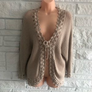 Sue M/L Crochet cardigan